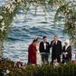 Mesut Ozil and his bride Amine Gulse stood next to Turkish President Recep Tayyip Erdogan and his wife Emine Erdogan during the wedding ceremony in Istanbul
