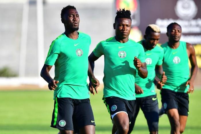 Samuel Kalu (2nd-L) has been cleared to return for Nigeria's second group game