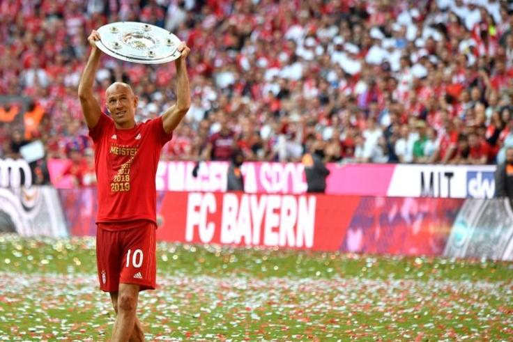 Robben won his eighth Bundesliga title with Bayern last season