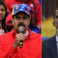 Venezuelan opposition leader Juan Guaido (R) declared himself acting president in January, but Nicolas Maduro (L) remains in office, and their power struggle drags on