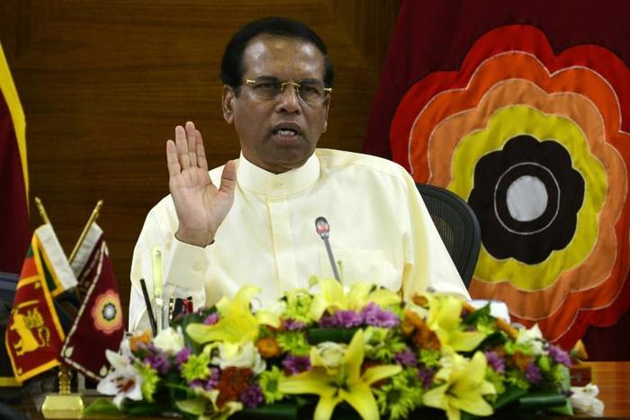 Maithripala Sirisena says he was inspired by President Rodrigo Duterte's strongarm campaign in the Philippines