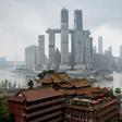 The $4.8 billion Raffles City towers over Chongqing and is evidence that a slowdown in China's property market has not taken hold in Chongqing