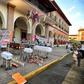 Residents posed with symbolic coffins to protest against violence and organized crime after the January 2015 killings in Apatzingan