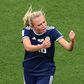Claire Emslie scored Scotland's goal against England