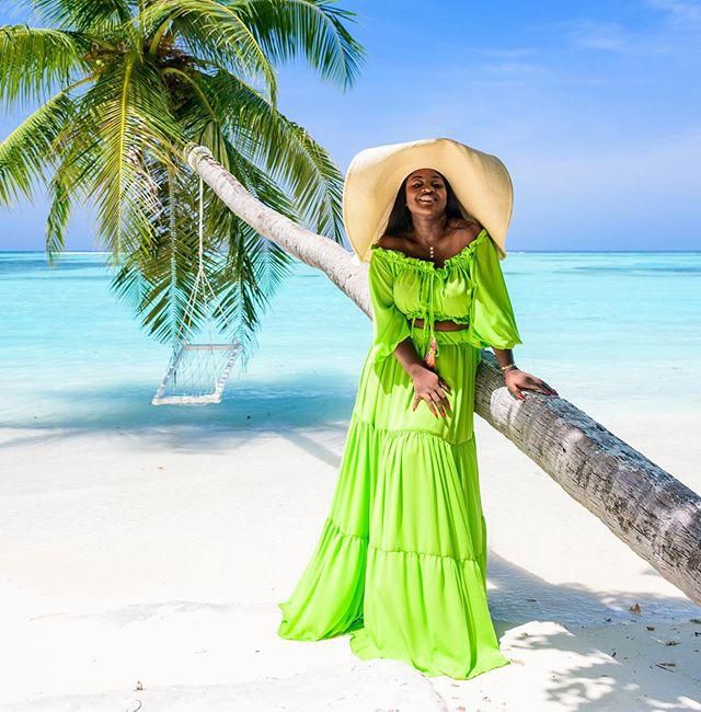 Jackie Appiah shares vacation pic