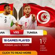 GHANA VS TUNISIA Web
