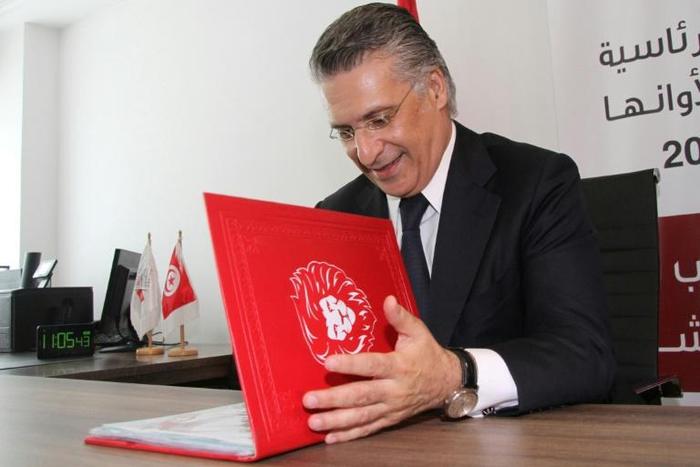 Tunisian media magnate Nabil Karoui submits his candidacy for snap September polls