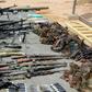 Arms and ammunitions were recovered in Nigeria this month from Boko Haram fighters who have intensified attacks on civilian and military targets in recent months