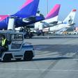 Loose runway paving at Budapest airport Wednesday punctured a wheel on a Wizzair flight arriving from Stockholm