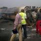 Accidents involving petrol tankers are notoriously common in Nigeria. In 2014, 15 people in Lagos were killed and scores of homes and shops were destroyed (file picture)