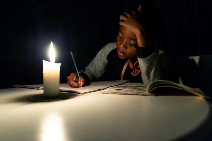 The next time there's electricity will be past his bedtime