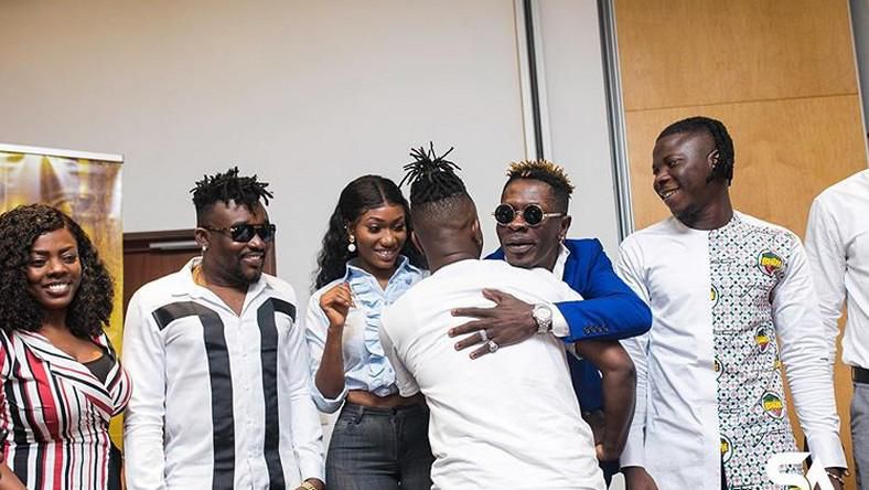Photo from Stonebwoy and Shatta Wale's peace conference