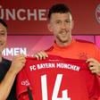Niko Kovac, seen posing with compatriot and new loan recruit Ivan Perisic, said Bayern were still in the market for further reinforcements before the transfer window closes