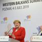 German Chancellor Angela Merkel and Polish Prime Minister Mateusz Morawiecki speaking after the Western Balkans Summit