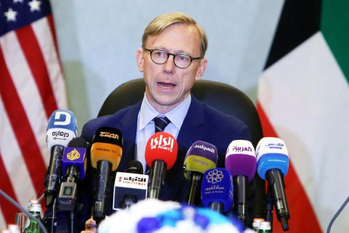 Brian Hook, the US Special Representative for Iran, has called on nations around the world to "urge Iran to de-escalate' after talks in Kuwait on June 23, 2019