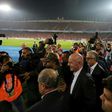 FIFA President Gianni Infantino attended the Asian Champions League final between Perspolis and Kashima Antlers in Iran last year