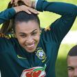 Marta takes part in a training session in Gieres, central-eastern France, on June 7, but Brazil's preparations have been far from ideal