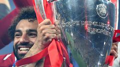 Africa Cup of Nations favourites Egypt will rely heavily on Mohamed Salah, seen here with the UEFA Champions League trophy after Liverpool beat Tottenham in the final this month