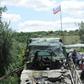 At Stanytsya Luganska, about 11,000 people cross between Ukrainian territory and the Lugansk People's Republic (LPR) every day via a bridge partially destroyed in 2015
