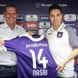 Samir Nasri won the Premier League title twice as a Manchester City player