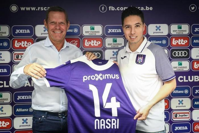 Samir Nasri won the Premier League title twice as a Manchester City player