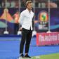 Morocco coach Herve Renard watches an Africa Cup of Nations Group D match against Namibia in Cairo
