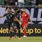 Mexico's midfielder Jonathan dos Santos celebrates after his goal seals a Gold Cup final victory over the USA