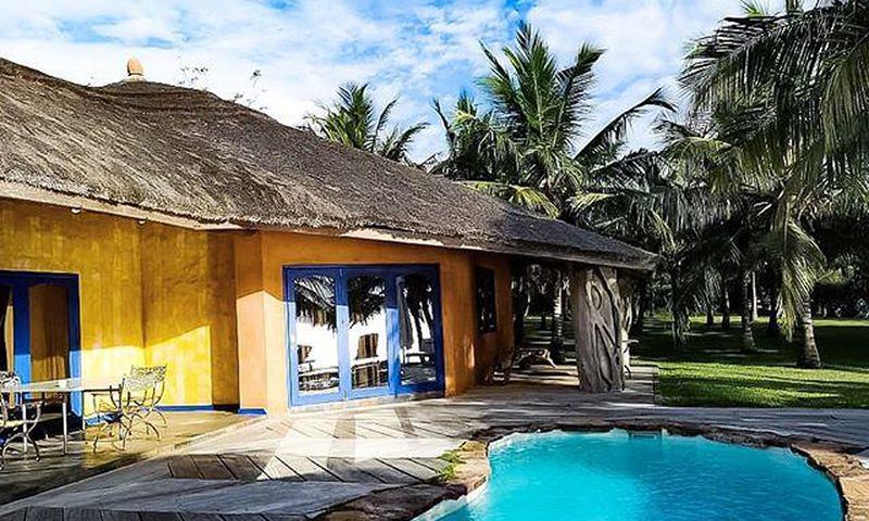 White sands beach and resort