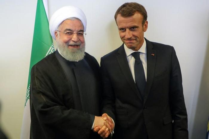 Macron and Rouhani met on the sidelines of the United Nations' General Assembly in New York in September 2018