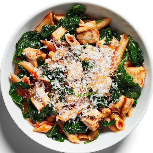 Chicken Parmigiana with Penne