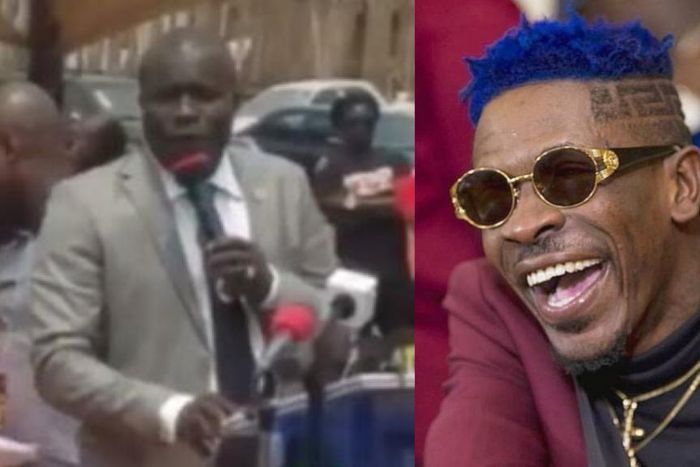 Hon Titus Glover and Shatta Wale