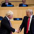 Boris Johnson and Donald Trump (pictured September 2017) appear to be part of a "populist wave" sweeping through democratic countries