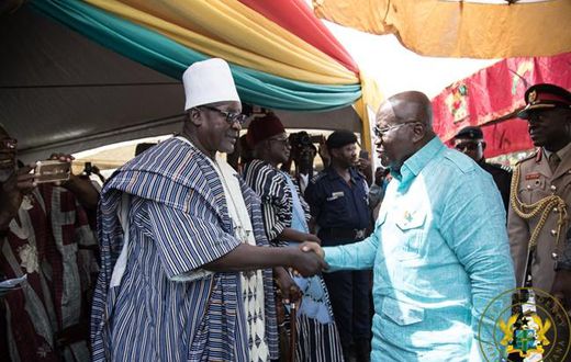 Nana Addo with Lawra naa