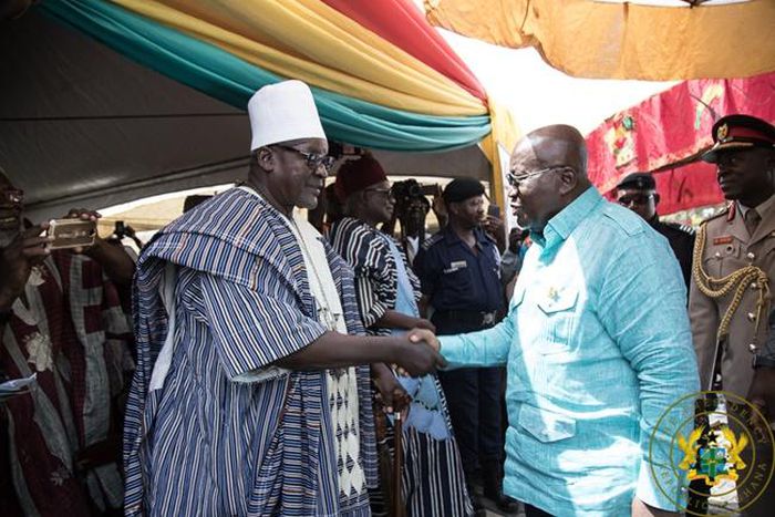 Nana Addo with Lawra naa