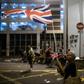 The UK's flag has been waved by some protesters during the Hong Kong anti-government rallies