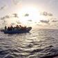 The migrants on the Alan Kurdi were rescued on Wednesday off Libya