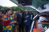 First Lady donates ambulances to 6 hospitals
