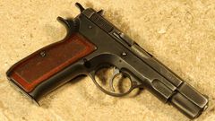 A gun