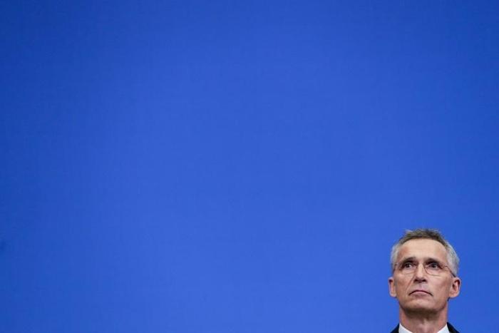 Suspects charged in connection with the 2016 Brussels suicide bombings will be tried next year in the former NATO headquarters in the city; pictured is NATO Secretary General Jens Stoltenberg in Brussels on June 27, 2019