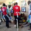 Three bombers detonated their explosives outside a hall in Konduga, 38 kilometres (24 miles) from the Borno state capital Maiduguri, where football fans were watching a match on TV on Sunday evening
