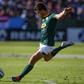 South Africa fly-half Handre Pollard kicks a penalty en route to scoring 31 points against Argentina in Salta last weekend