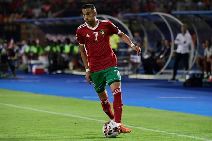 Hakim Ziyech scored the first goal of the match for Ajax with a free-kick that PAOK's goalkeeper was unable to stop