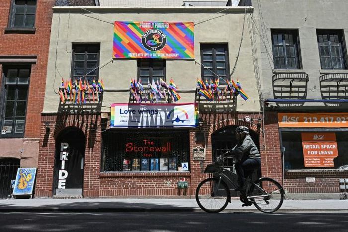 The Stonewall Inn, the site of 1969 riots that launched the gay rights movement, is a National Historic Landmark