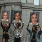 People hold signs of Jeffrey Epstein outside the federal courthouse in New York City on July 8, 2019, as he was charged for sex trafficking; he was found dead in his prison cell on August 10