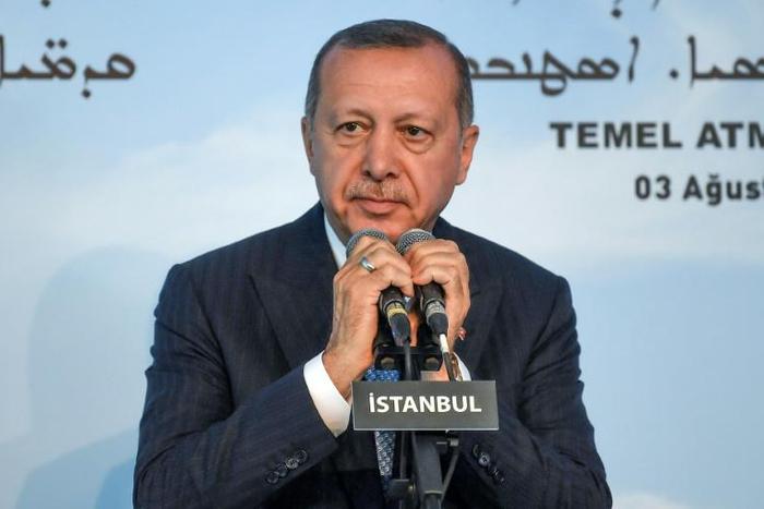 Turkish President Recep Tayyip Erdogan has laid the foundation stone for the first new church since Turkey became a modern republic in 1923