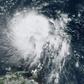 This satellite image obtained from NOAA/RAMMB, shows Tropical Storm Dorian as it approaches the Caribbean at 16:30 UTC on August 27, 2019