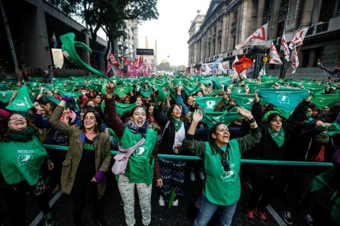 In Argentina, green scarves have become a symbol of the abortion rights movement