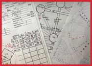 The maps that Linda prepared for me. My souls plan