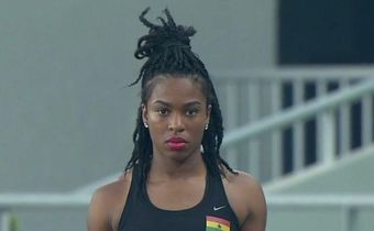 Ghana’s Nadia Eke sets new national record to qualify for World Champs