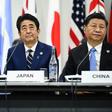 Donald Trump has said he expects a 'productive' meeting with Chinese President Xi Jinping (R) on the sidelines of the G20